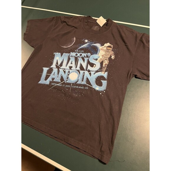 Men’s 2022 Kid Cudi Moon Man’s Landing Concert Tour Music T-Shirt MEDIUM Rap - Picture 2 of 6